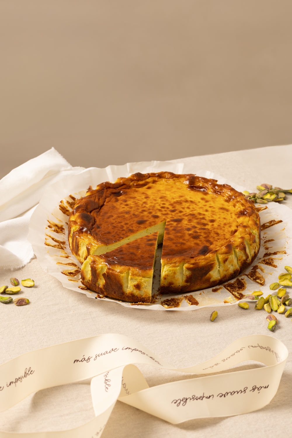 Tarta Vasca | Queso con Pistache