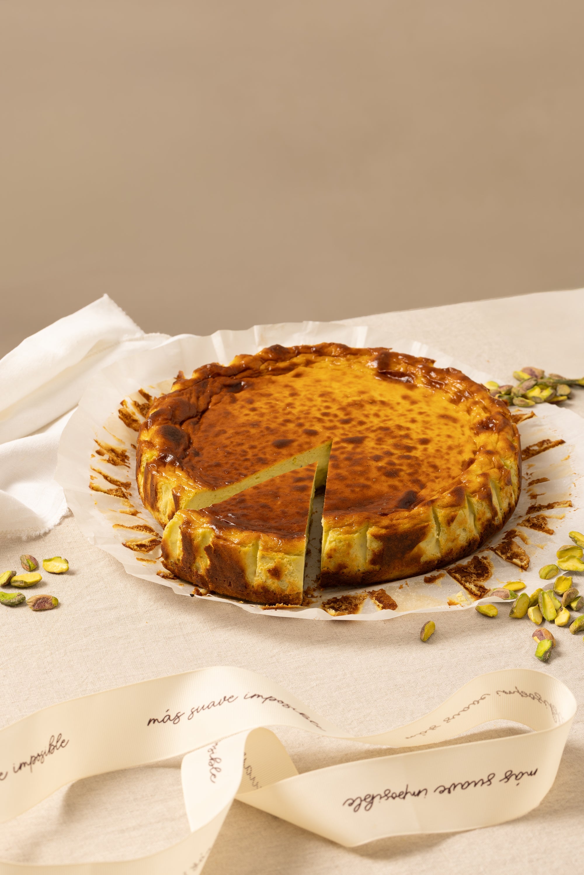 Tarta Vasca | Queso con Pistache
