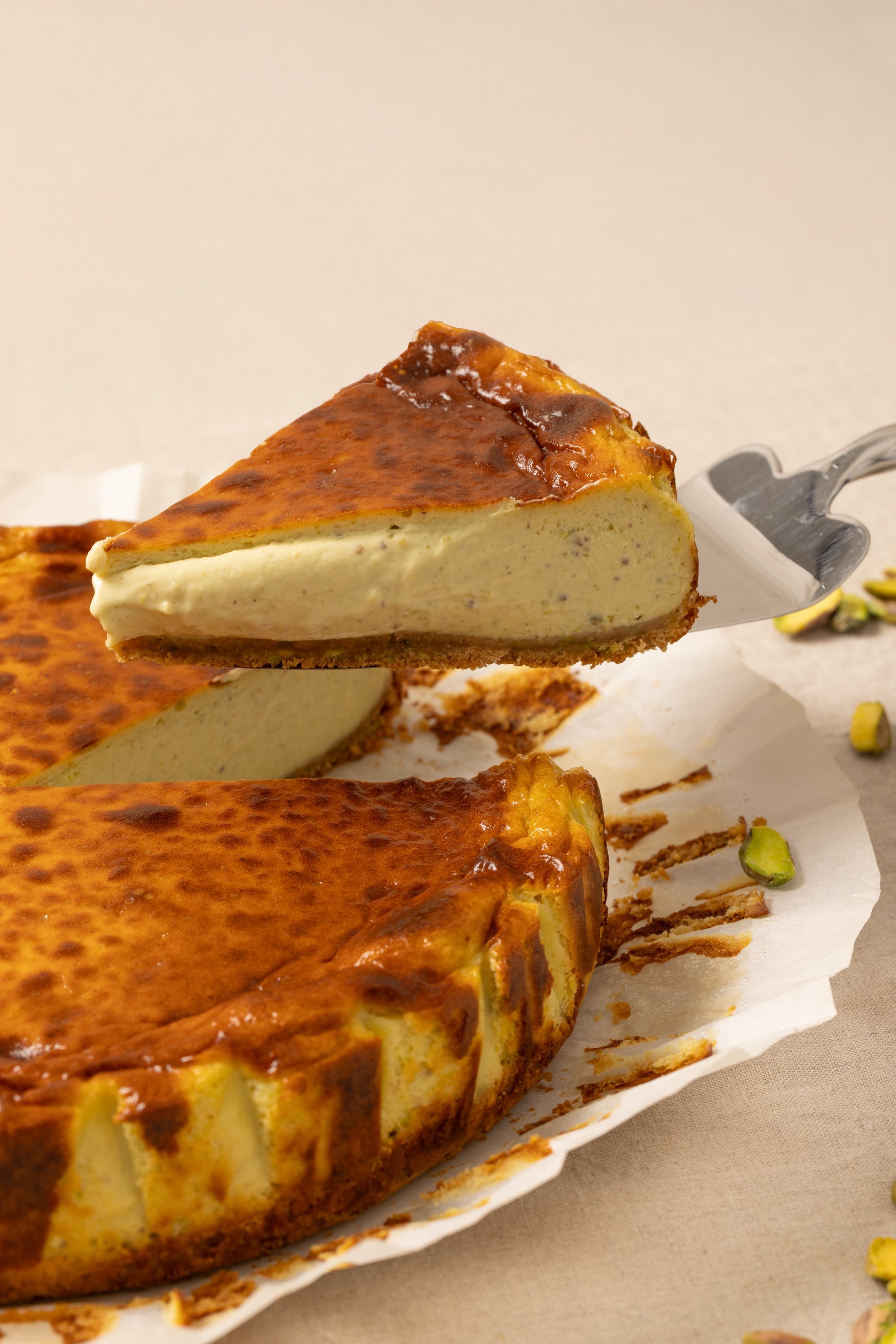 Tarta Vasca | Queso con Pistache