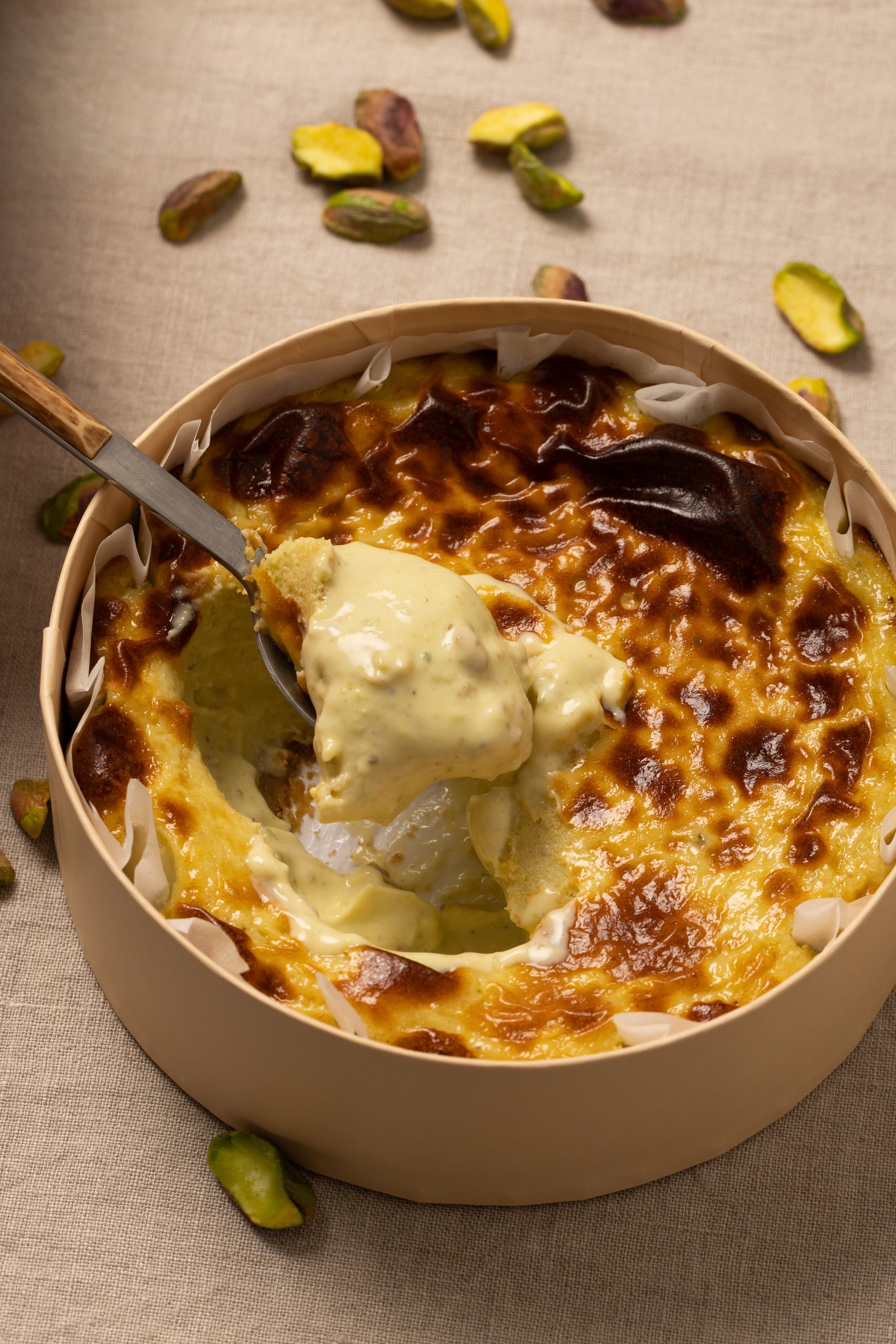 Tarta Vasca | Queso con Pistache