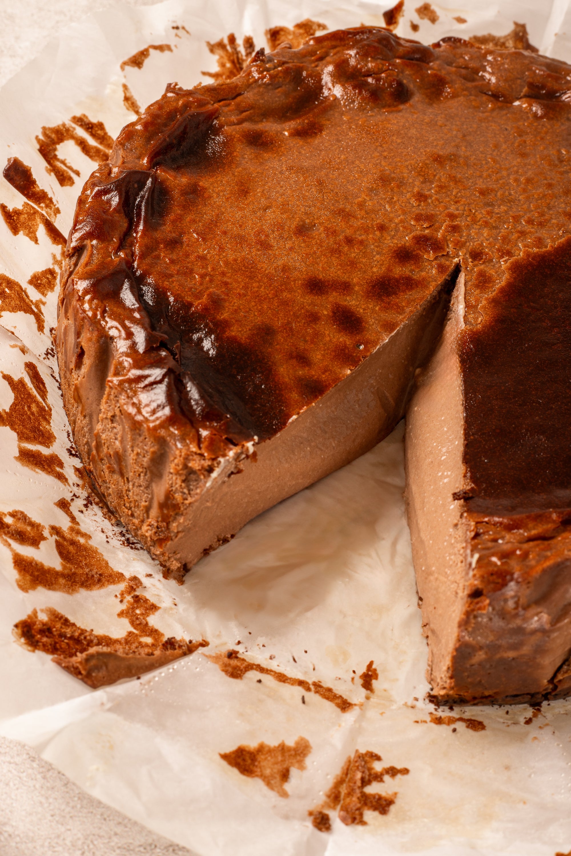 Tarta Vasca | Queso con Cacao Celestial