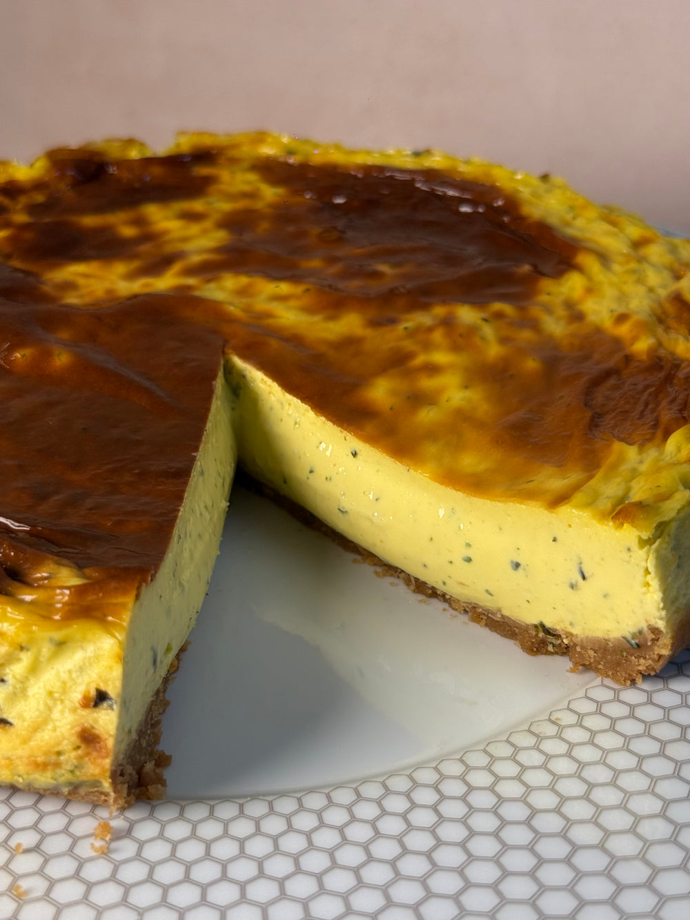Tarta de Queso | Mango con Albahaca