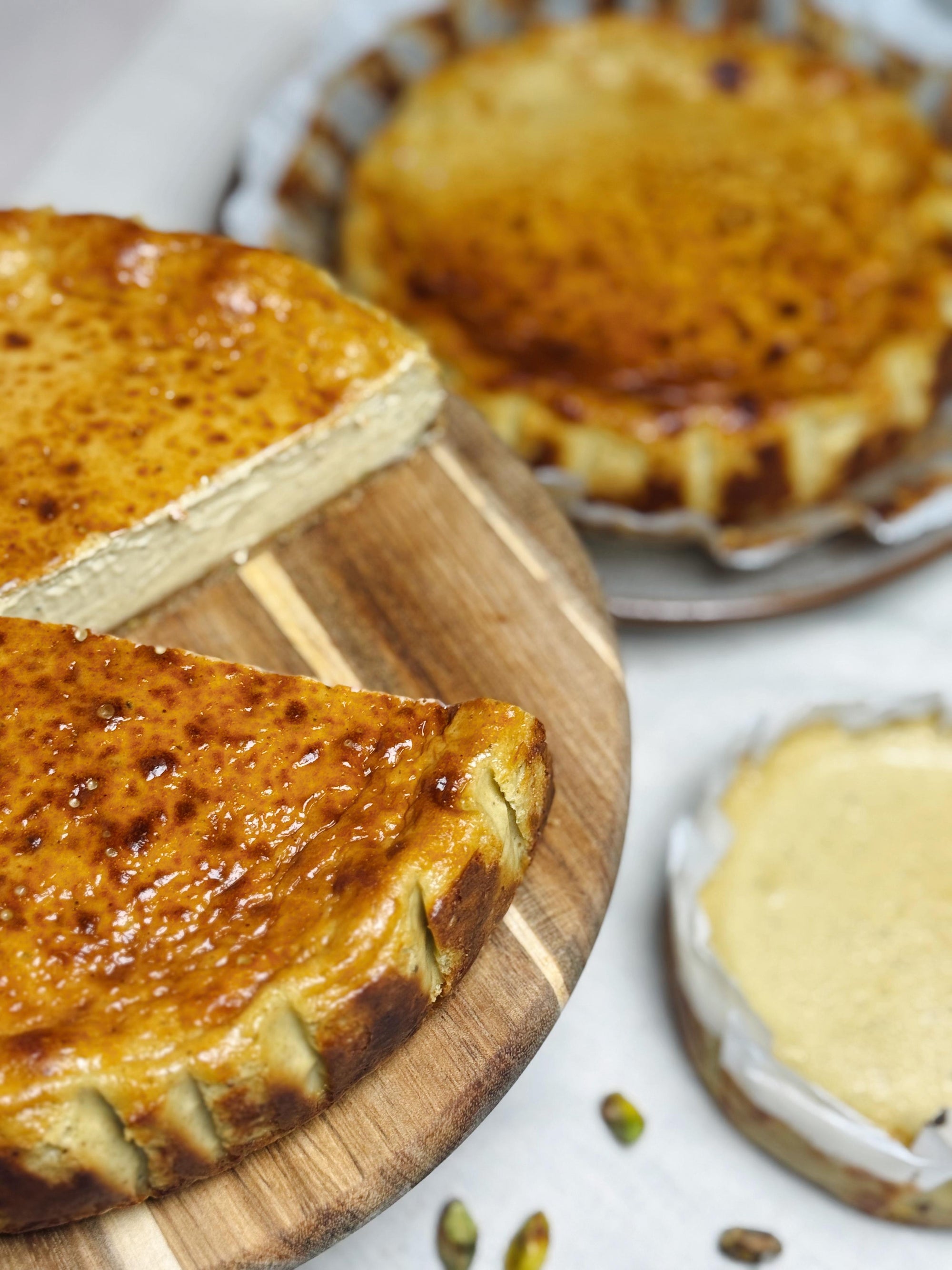 Tarta Vasca | Queso con Pistache