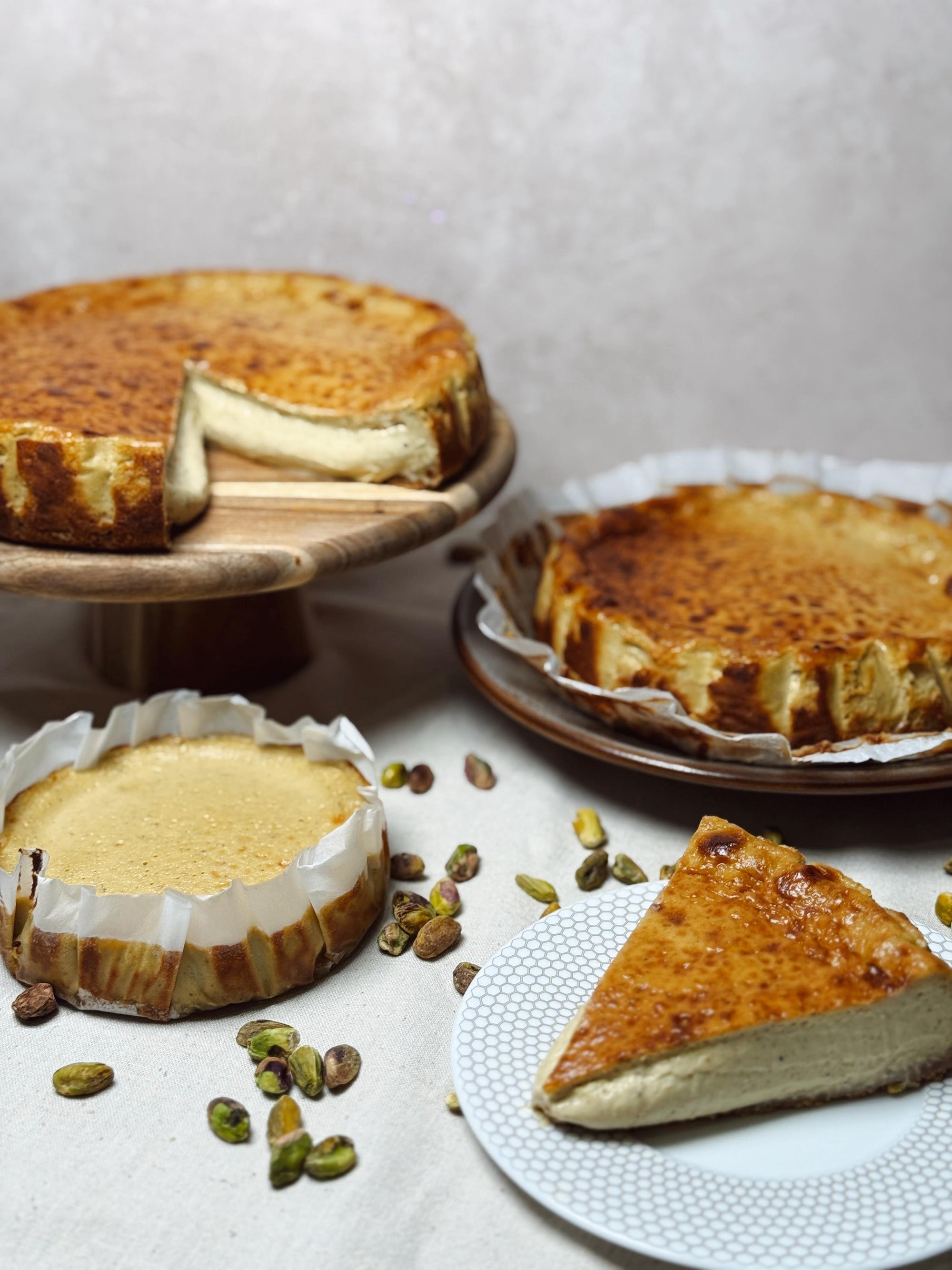 Tarta Vasca | Queso con Pistache